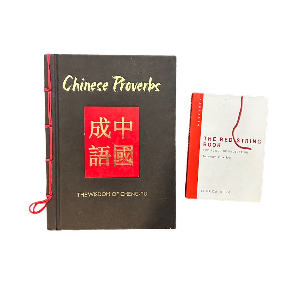 Chinese Proverbs & The Red String of Fate Bundle of 2 Books